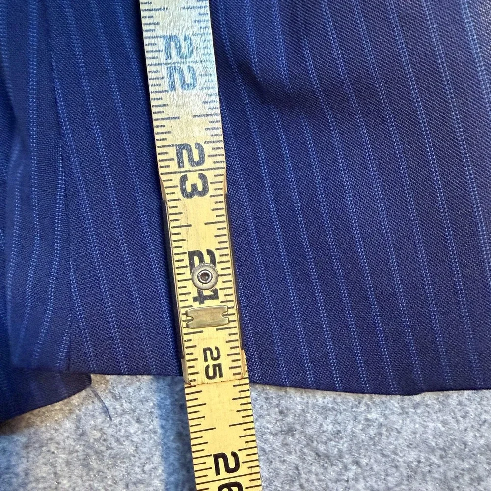 Brooks Brothers Suit Jacket Mens 40R Blue Pinstripe Wool Brookscool Regent